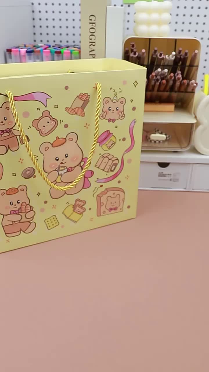 Kotak Hadiah Alat Tulis Beruang Mentega Kotak Set Alat Tulis Siswa Memulai Paket Hadiah Sekolah Perlengkapan Sekolah Anak  Penghapus Stationery Pensil Stiker