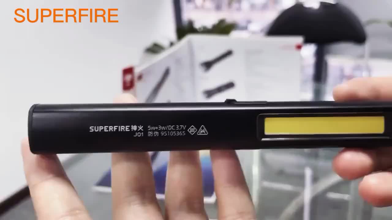 Penunjuk Laser Senter LED Senter Multifungsi Isi Ulang Lampu Kerja Super Terang Tahan Air Multifungsi Lampu UV Magnetik Laser Merah J01