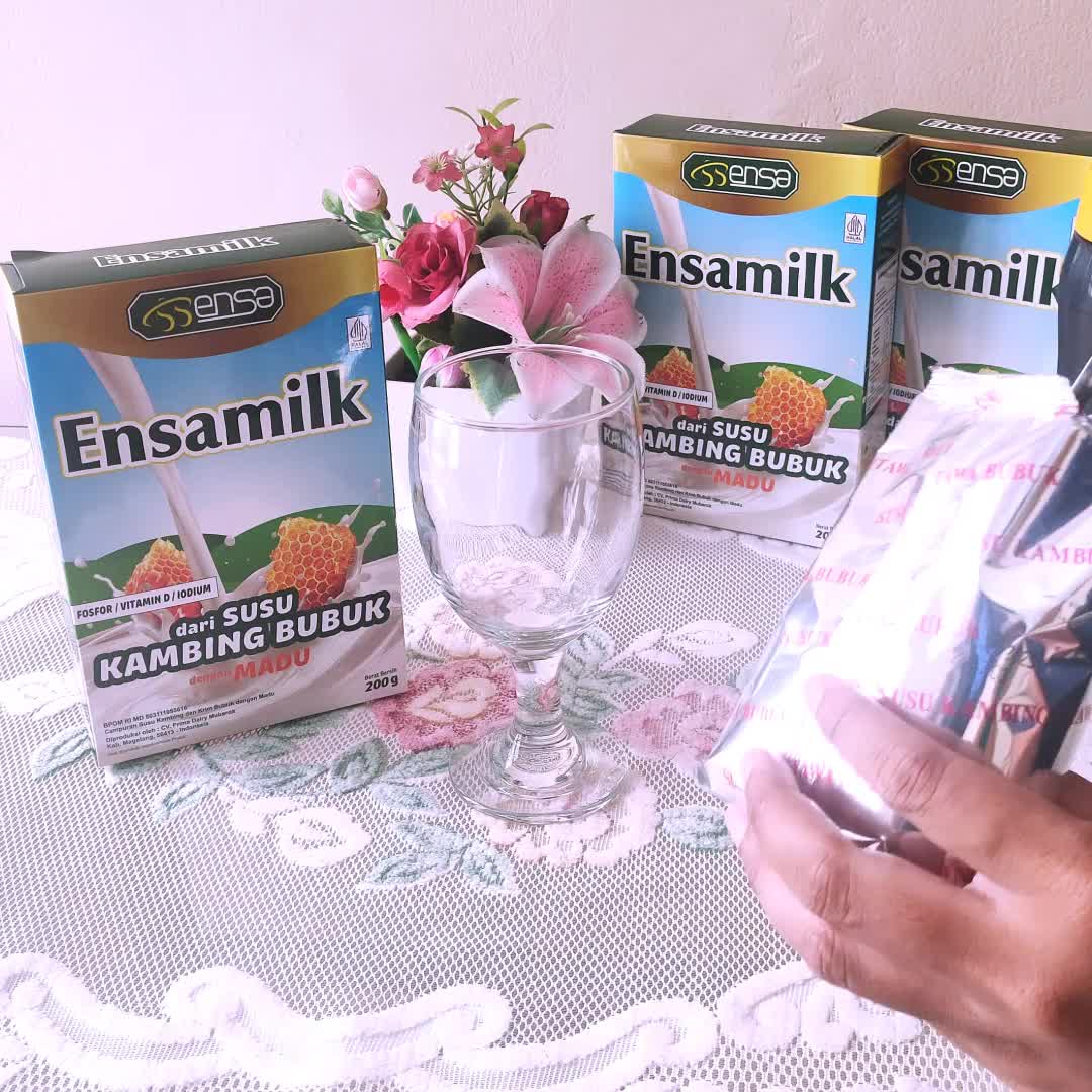 PAKET 3 BOX Susu Kambing Etawa Bubuk ENSAMILK Solusi Atasi Masalah Asma Pernafasan Tulang dan Sendi Milk Goat