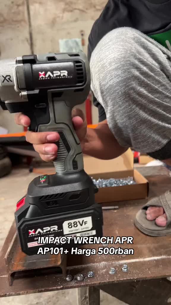 Raja bor impact wrench APR AP101+ 500NM 1/2inch standart pembuka baut roda motor dan mobil cvt
