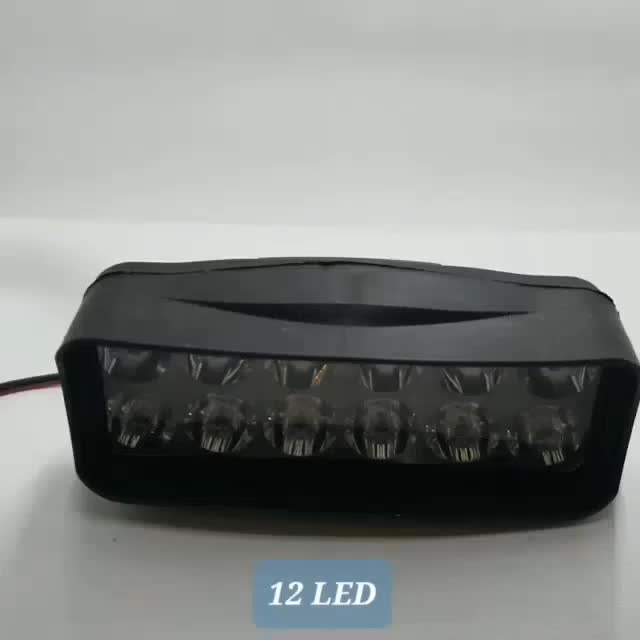 LAMPU LED SOROT TEMBAK LASER GUN 6 8 12 15 16 MATA TITIK 12V MOTOR MOBIL