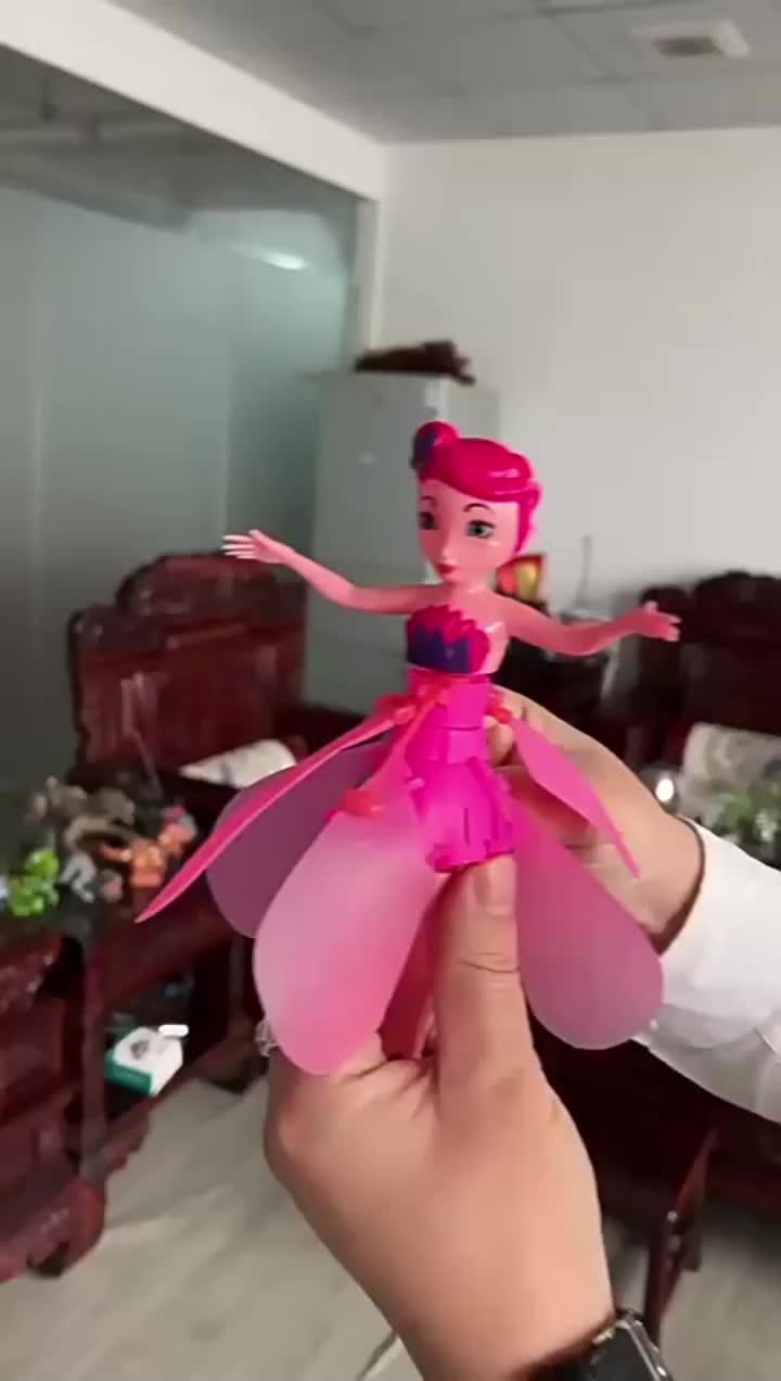KUKEE Mainan Anak Mainan Peri Terbang Sensor Karakter Mainan Peri Terbang Sensor Tangan Toys