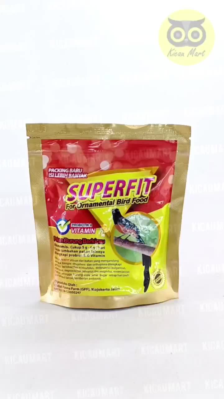 PAKAN VOER PUR SUPERFIT GOLD MAKANAN HARIAN BURUNG MURAI KACER CIBLEK