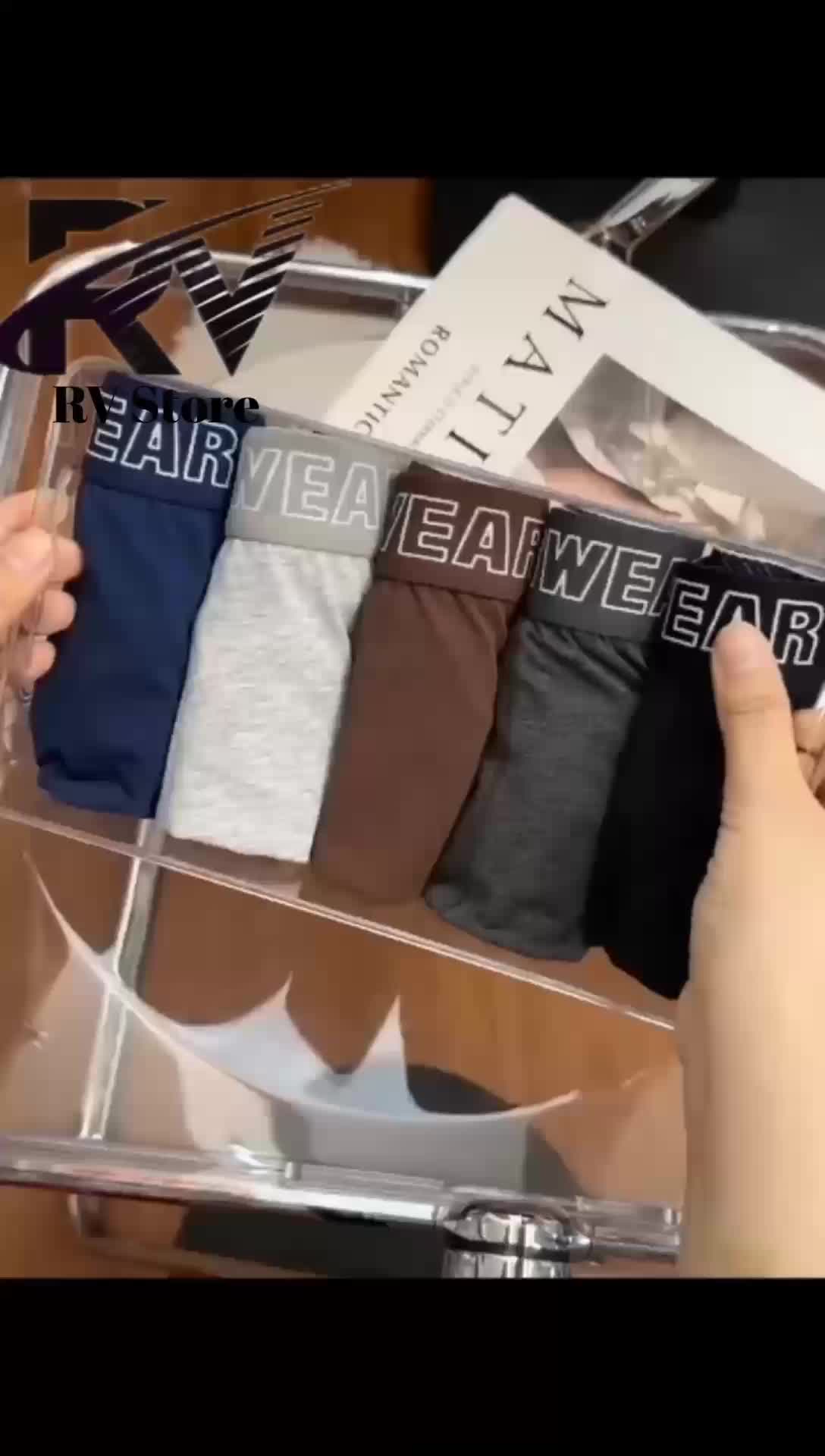 CELANA DALAM PRIA BOXER KATUN DEWASA ISI 4 Bahan Spandek Katun Nyaman Lembut Karet Motif Kualitas Premium Sempak Pendek Cowok Remaja Atletis Spandex