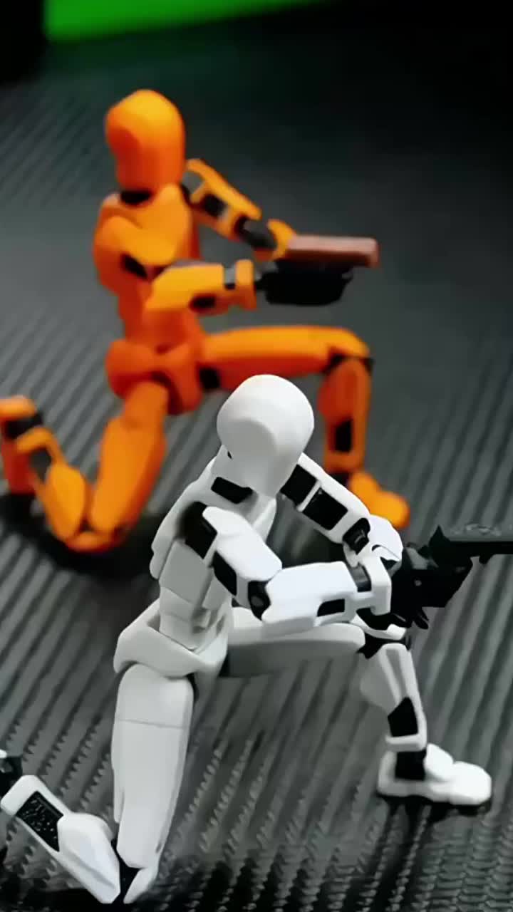 UNIQSOO DIY Dummy 13 Articulated Action Figure / Action Figure 3D Robot bisa Berpose & Gaya WJ023