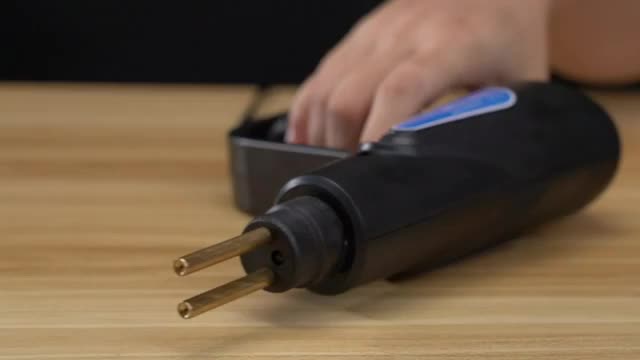 【produk promosi】  Plastic Welding Gun Handheld Alat Las Plastik Cepat Pemanasan LED Lampu Pengelasan (Bahan Tembaga Warna Hitam Ukuran 24cm x 16cm)