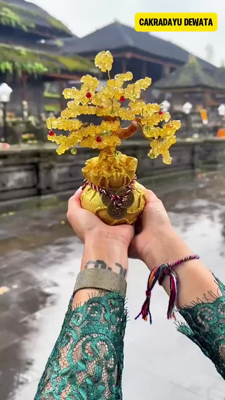 Ornamen Feng Shui Pohon Rejeki - Handmade by Cakradayu