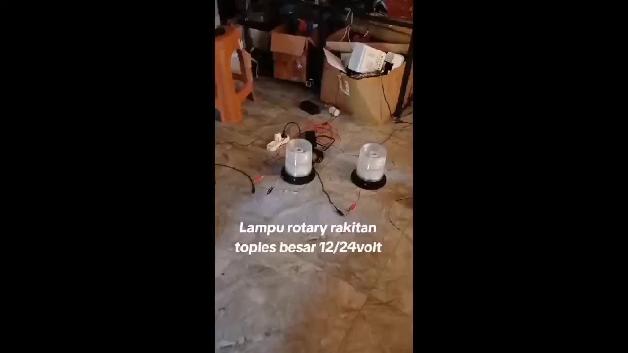 LAMPU TOPLES BESAR LAMPU RAKITAN 2 MODE LAMPU EMERGENCY MOBIL