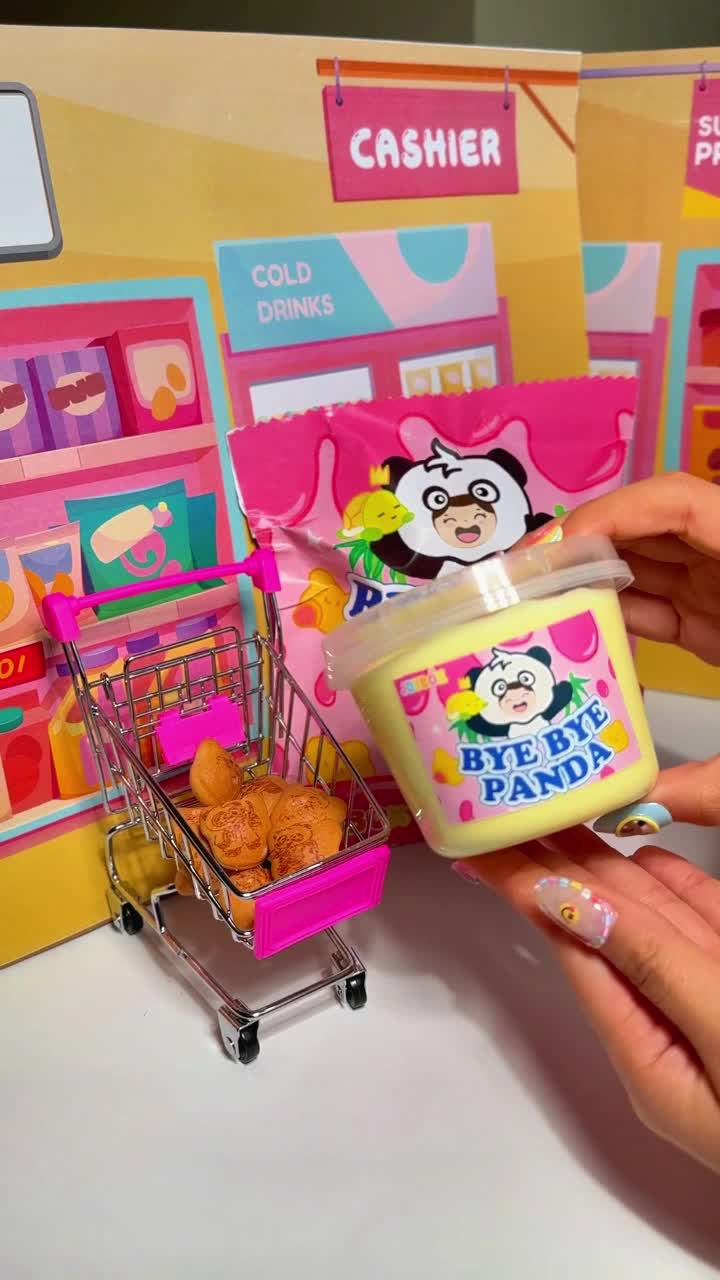 BYE-BYE PANDA SLIME BY JOYBOX 250 ML MAINAN ANAK