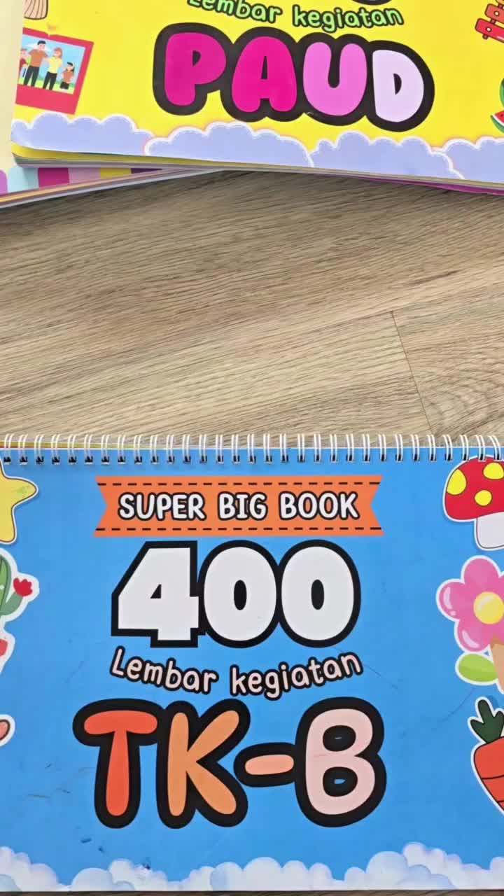 PubliSAY Buku Belajar Anak Aktivitas Super Big Book 400 TK B Usia Balita 3 4 5 6 Tahun Pra Sekolah