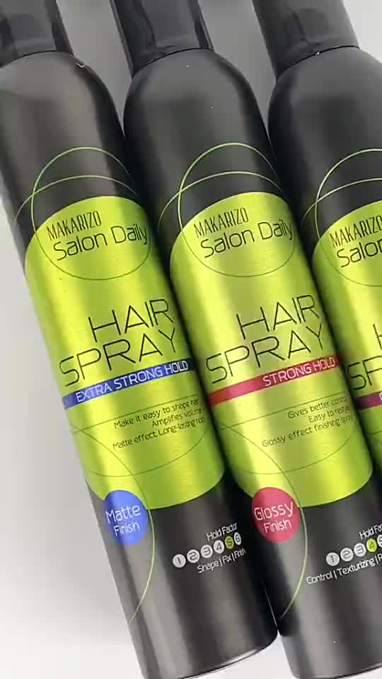 MAKARIZO Professional Salon Daily - Texturizing Mousse 376ml | Hair Spray 376ml - Mempertahankan Tatanan Rambut