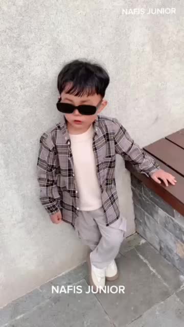 ATASAN KEMEJA FLANEL ANAK bahan katun flanel lengan panjang usia 1-13 tahun laki-laki dan perempuan Baju Fashion
