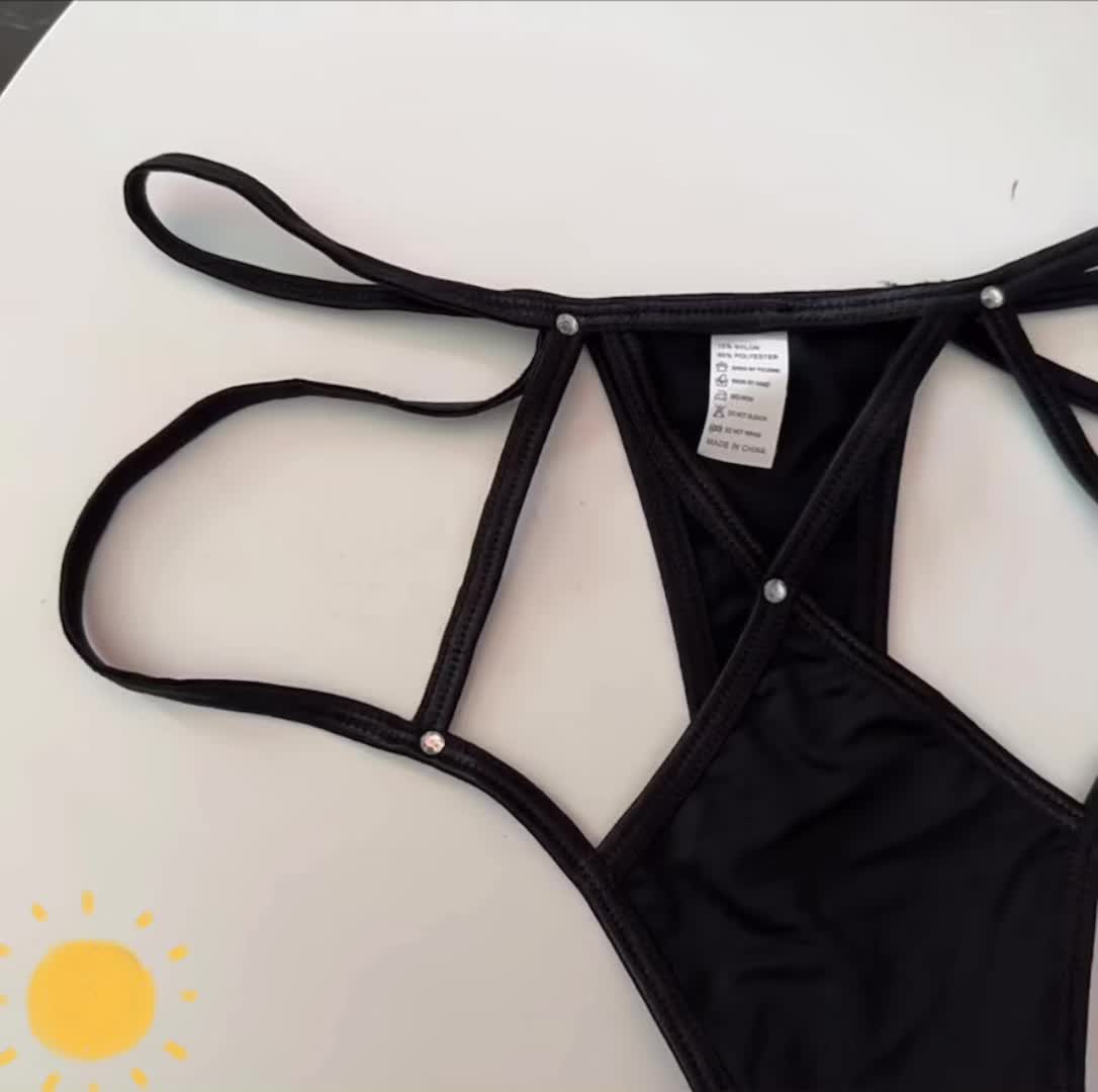 celana dalam Wanita Sexy hot breathable cross hollow G String C265