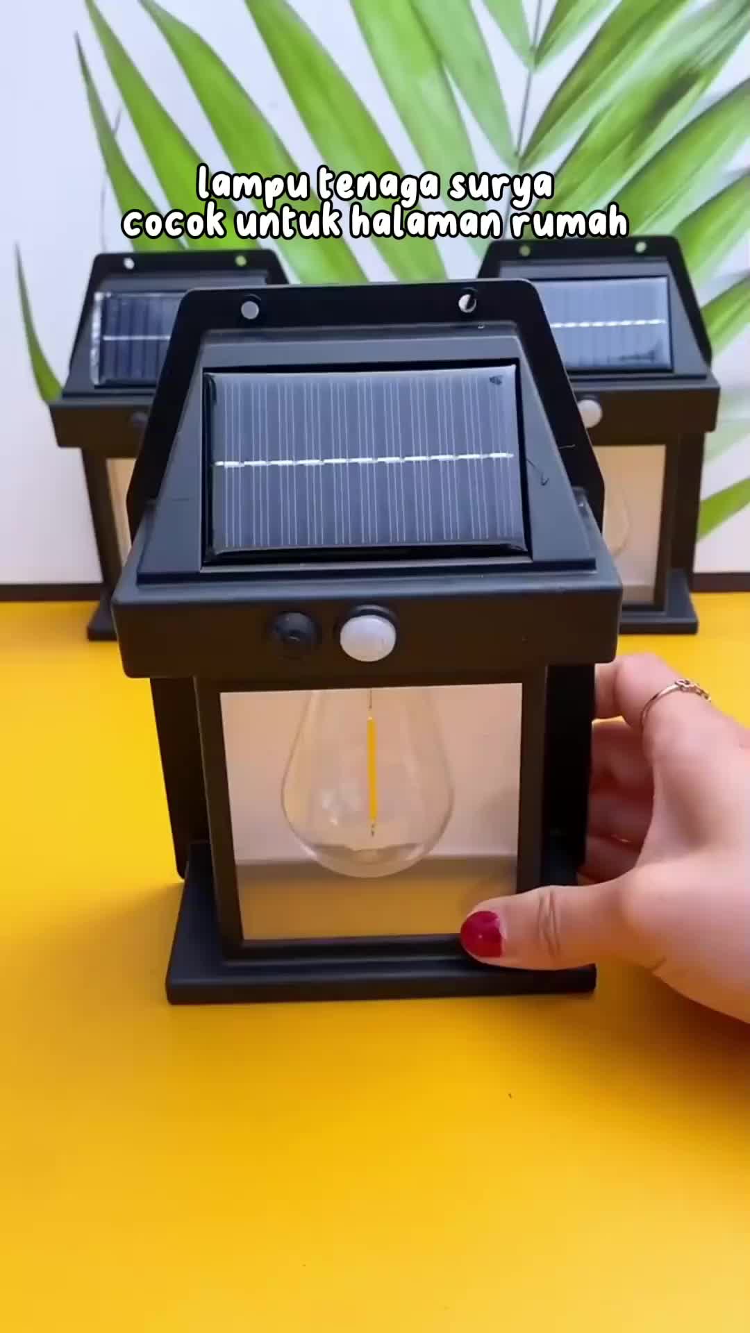 Lampu Solar Tenaga Suraya Sensor gerak lampu solar dinding lampu taman Lampu hias lampu malam lampu darurat lampu led