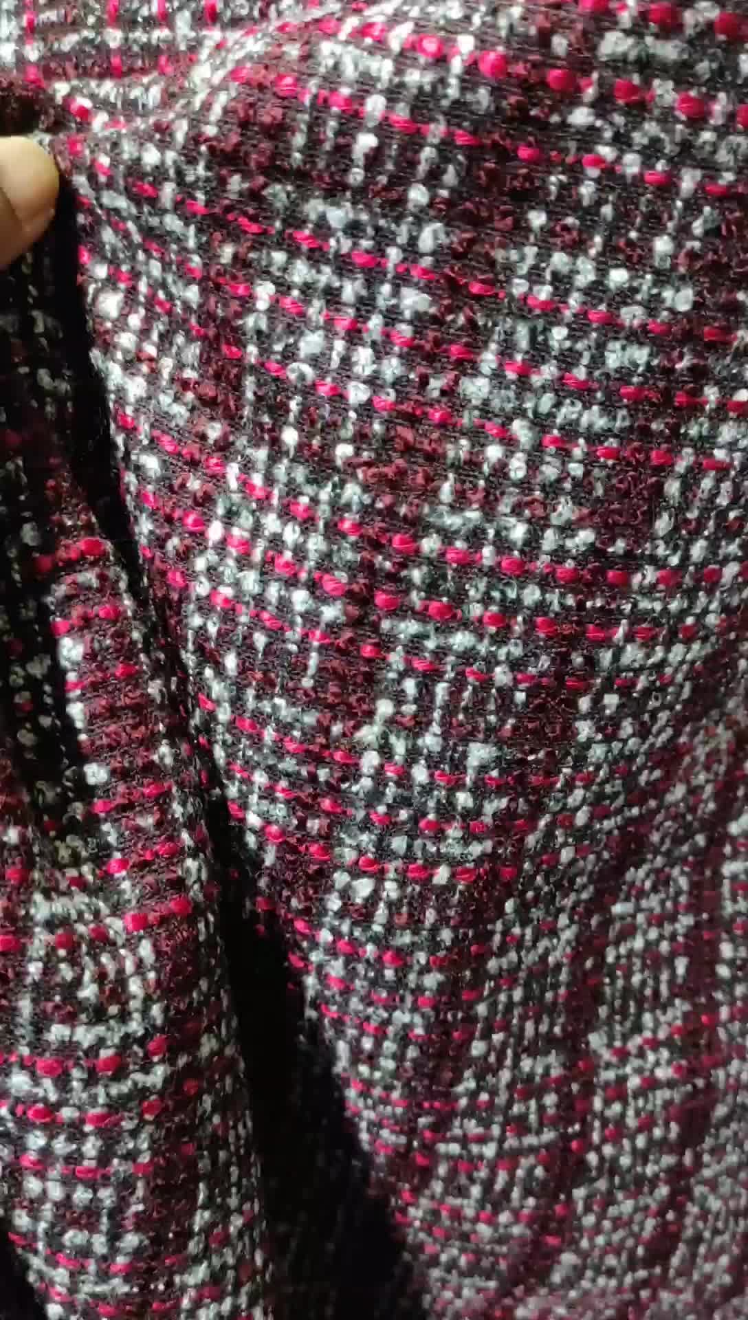 Kain Bahan Rajut Pure Wool Italy / Bahan Blazer Wool Rajut, Bahan Tebal (Harga 0,5 Meter)