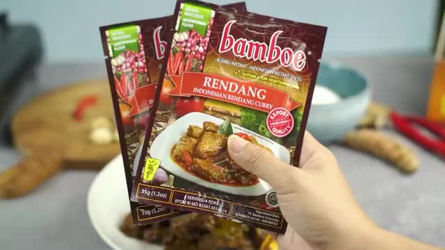 Bumbu Masak Instan BAMBOE Indonesia Export Quality RENDANG 35gr