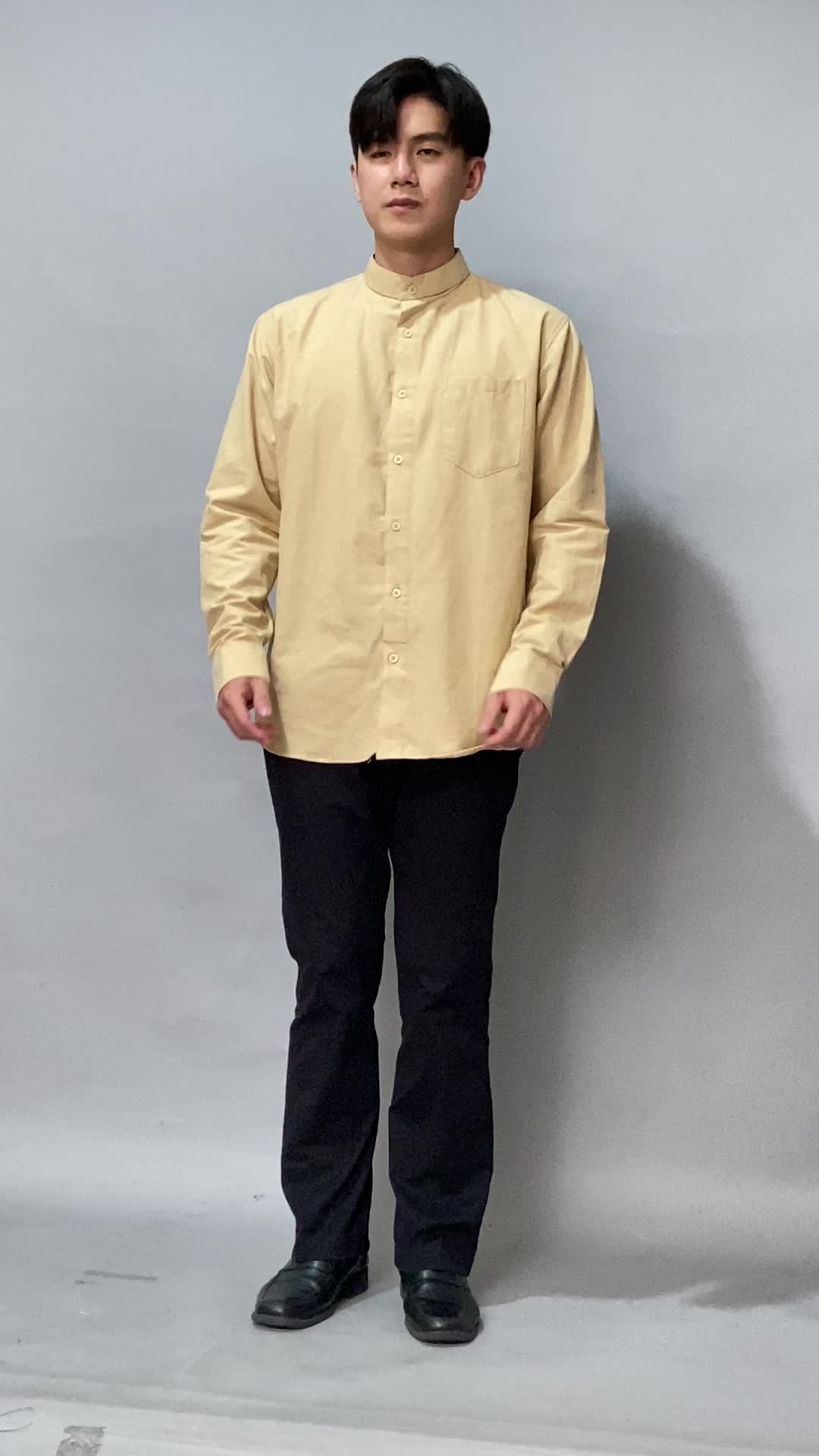 Koko Pria Lengan Panjang Polos Simple Perfect Bahan Katun Best Seller Premium