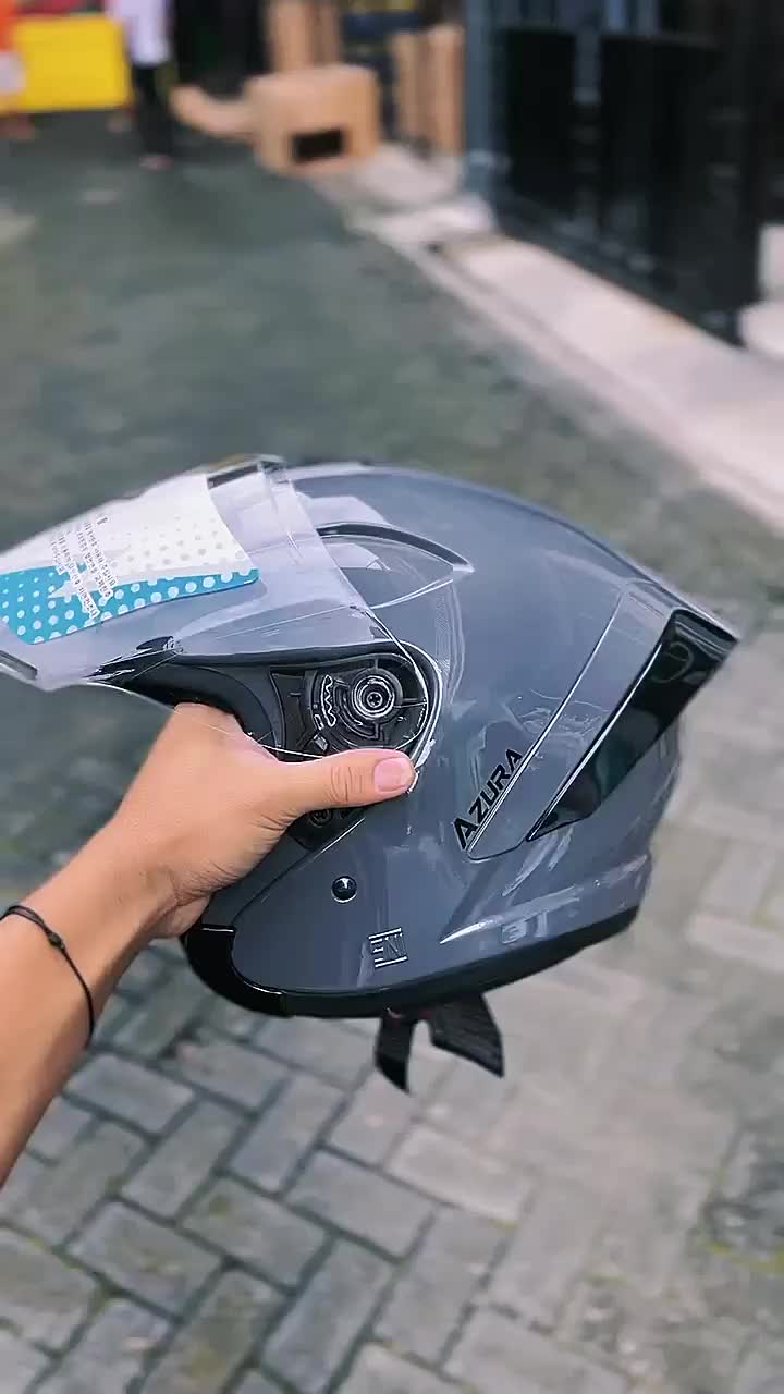 NIELS AZURA Helm half face Original SNI terbaru bisa COD Motorcycle