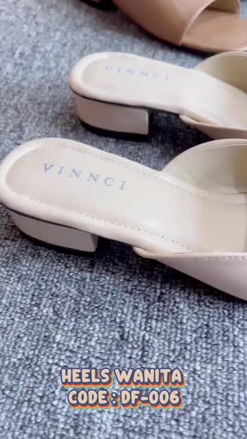 Df-006 Sandal Heels 3 Cm Wanita Super Elegant