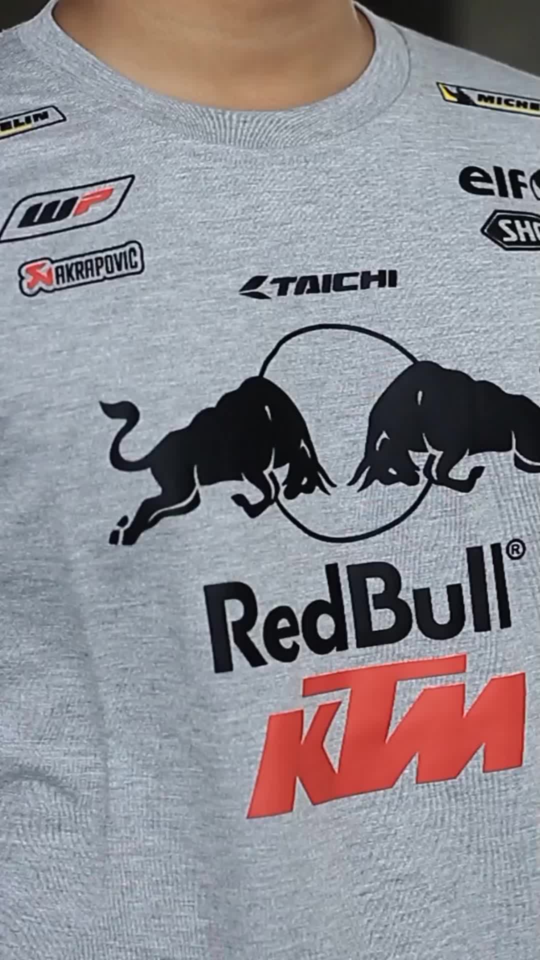 kaos lengan panjang trail motor cross , kaos distro motogp Combed Katun Lembut Tebal kaos Pria Motif motogp Oblong Baju Polos Santai Cowok Keren