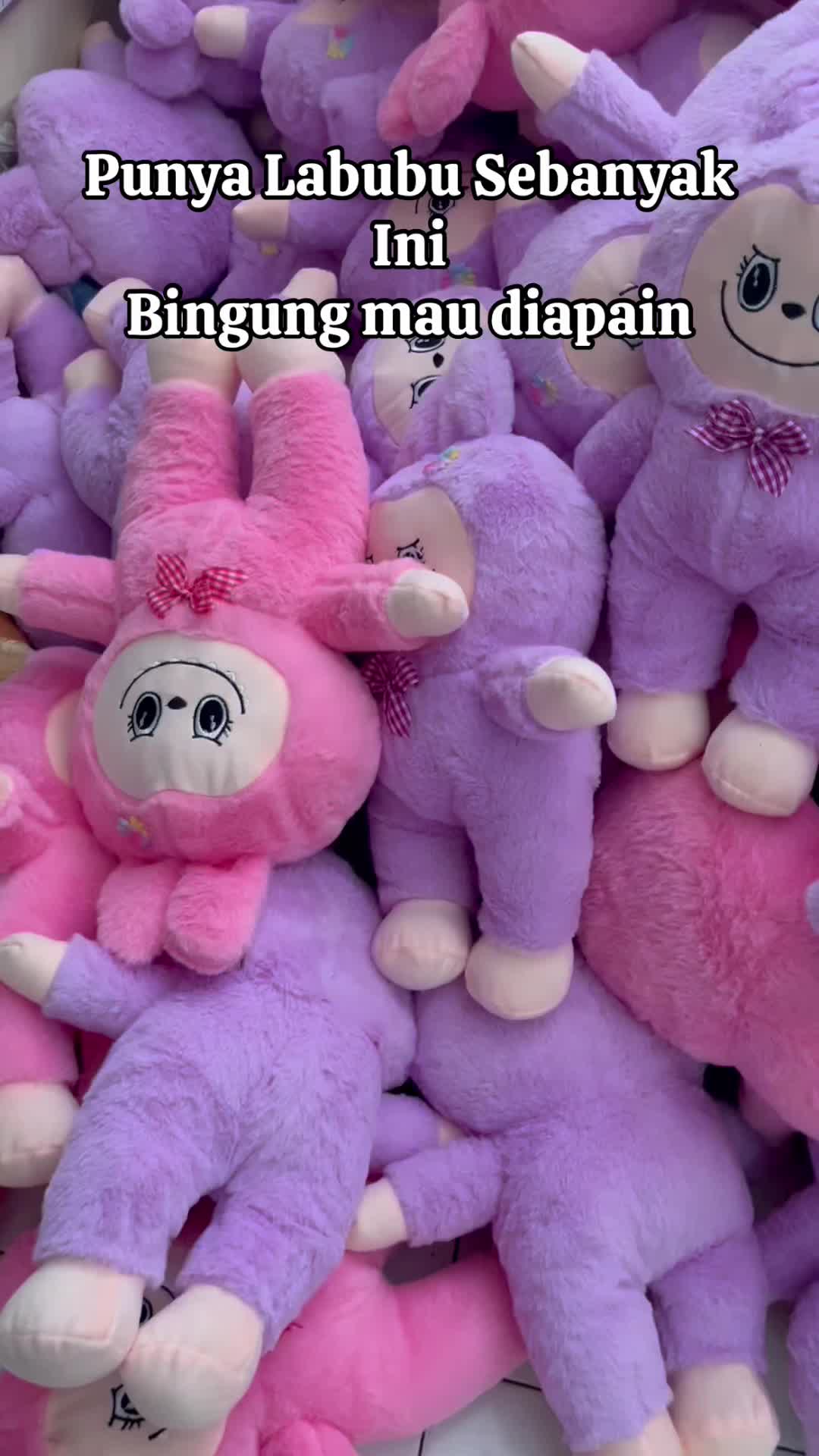 Terlaris !!! Boneka Labubu The Monster Exciting Macaron / Boneka Viral / Mainan anak / Mainan anak perempuan / Toys Dolls popmart