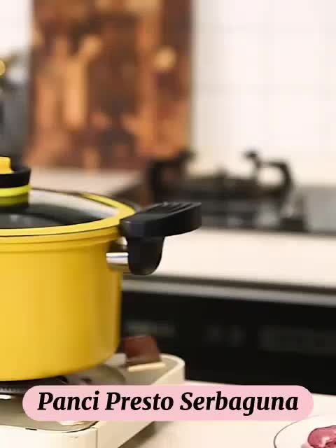 HSH COD Panci Presto Teflon Pressure Cooker Pot Totipotent 3.5 Liter Anti Lengket