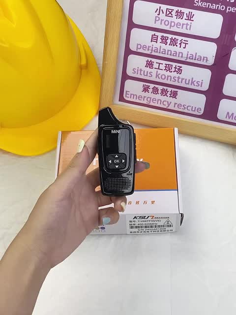 KSUN X-TFSI Walkie Talkie V6 Handy Talky MINl Raidio ht 1-3km Jarak Layar LED