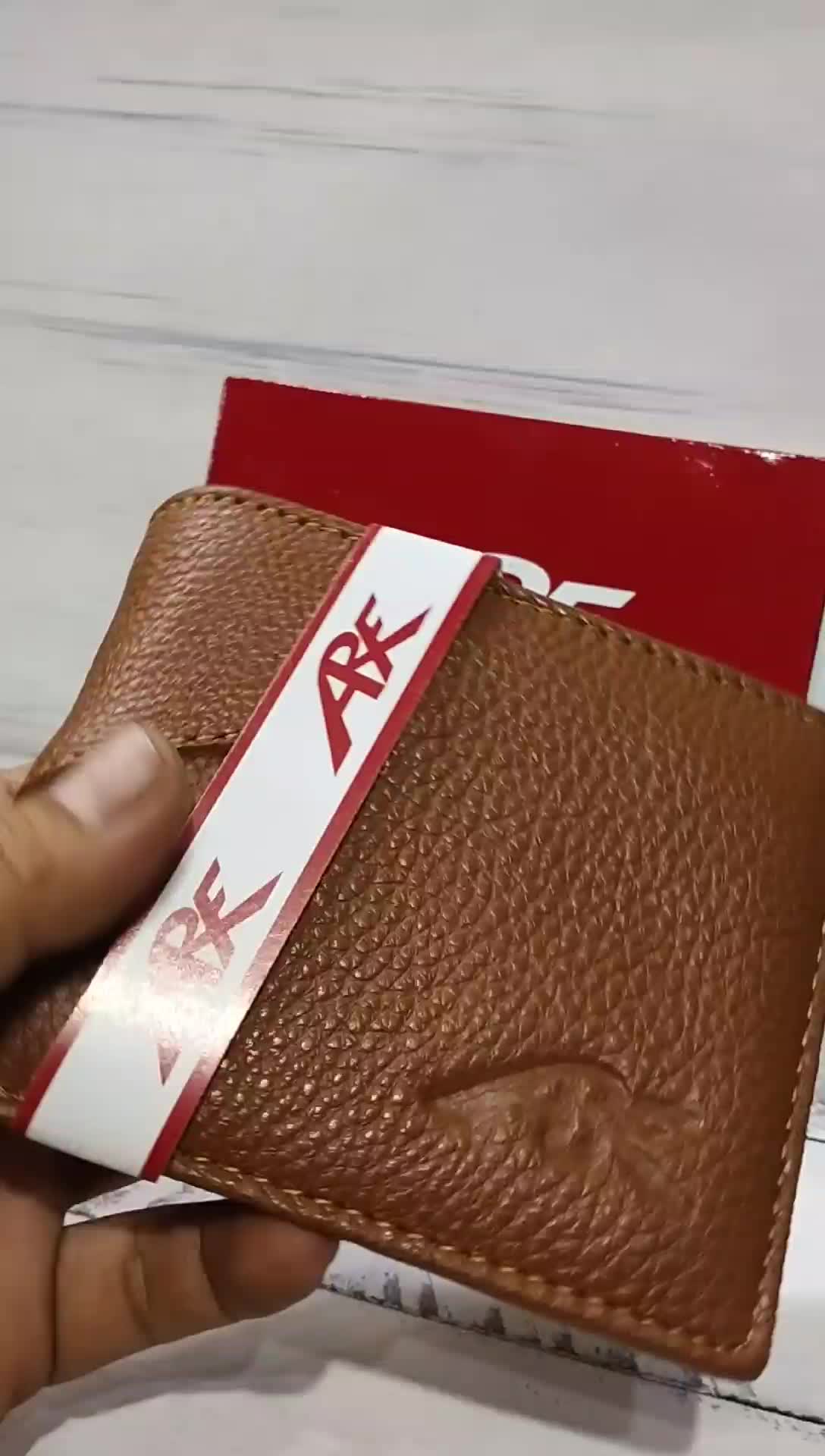 Dompet pria lipat kartu kulit sapi lokal  garut