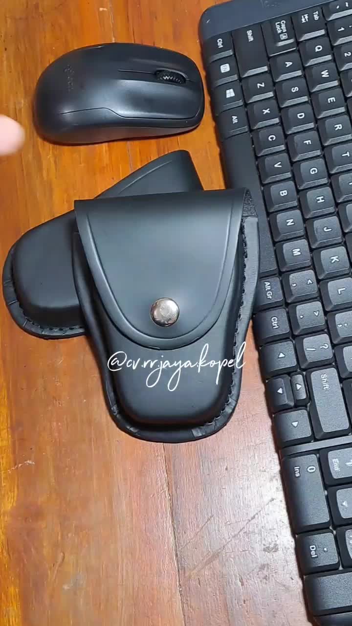 Sarung Borgol Kulit terbaru warna Hitam tempat borgol Pinggang
