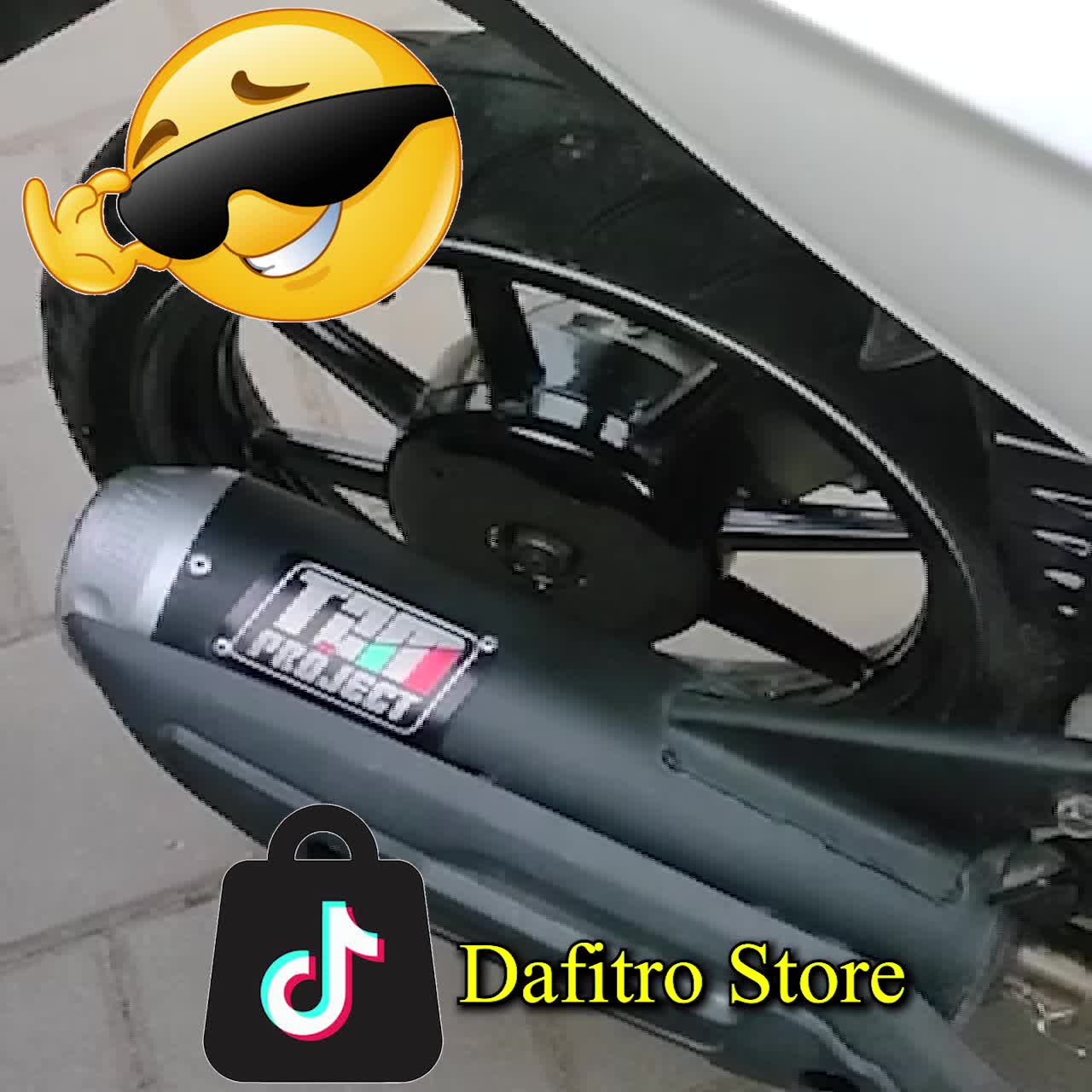Knalpot copy TZM Project Bass Adem Beat Scoopy Vario Mio Xride Fullset Inlet 26 Saringan Full