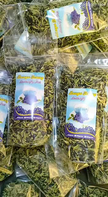 Tea Telang kering