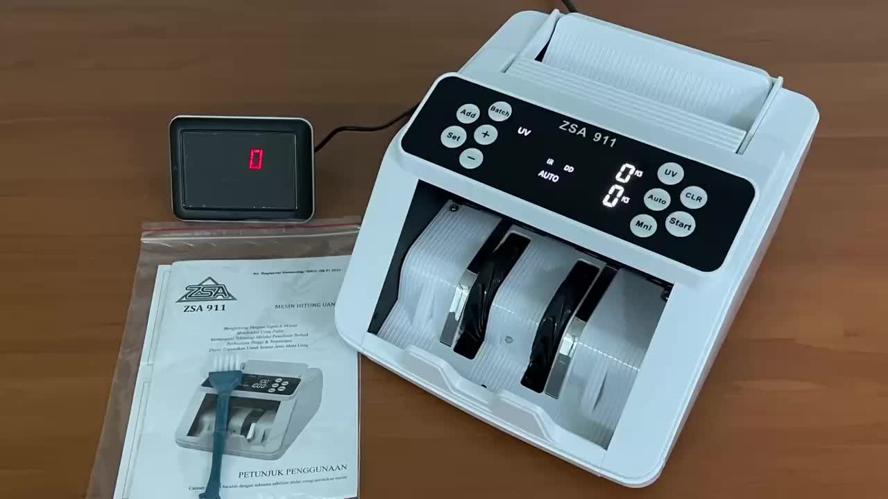 ZSA 911 Mesin Hitung Uang Dan Sensor Asli Uang ZSA911 Bill Counter Money UV Counter ZSA-911 Sinar UV