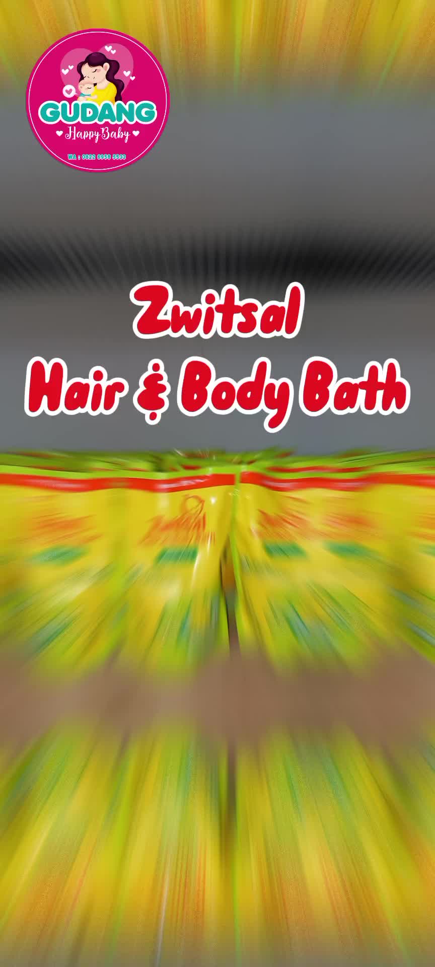Zwitsal Baby Natural Hair & Body Pouch Kemasan 400ml - Sabun & Shampoo Perawatan Kulit & Rambut Bayi Aloe Cair
