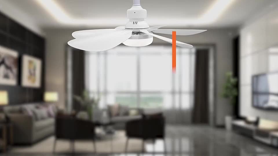 【Garansi 10 Tahun】Kipas Gantung 42CM dengan 3 Warna Cahaya 60W 2-in-1 Lampu LED E27 Multifungsi Bilah Kipas yang Dapat Dilepas dengan Remote Control Dimmable Pencahayaan Dalam Ruangan Tanpa Suara Kontrol Jarak Jauh