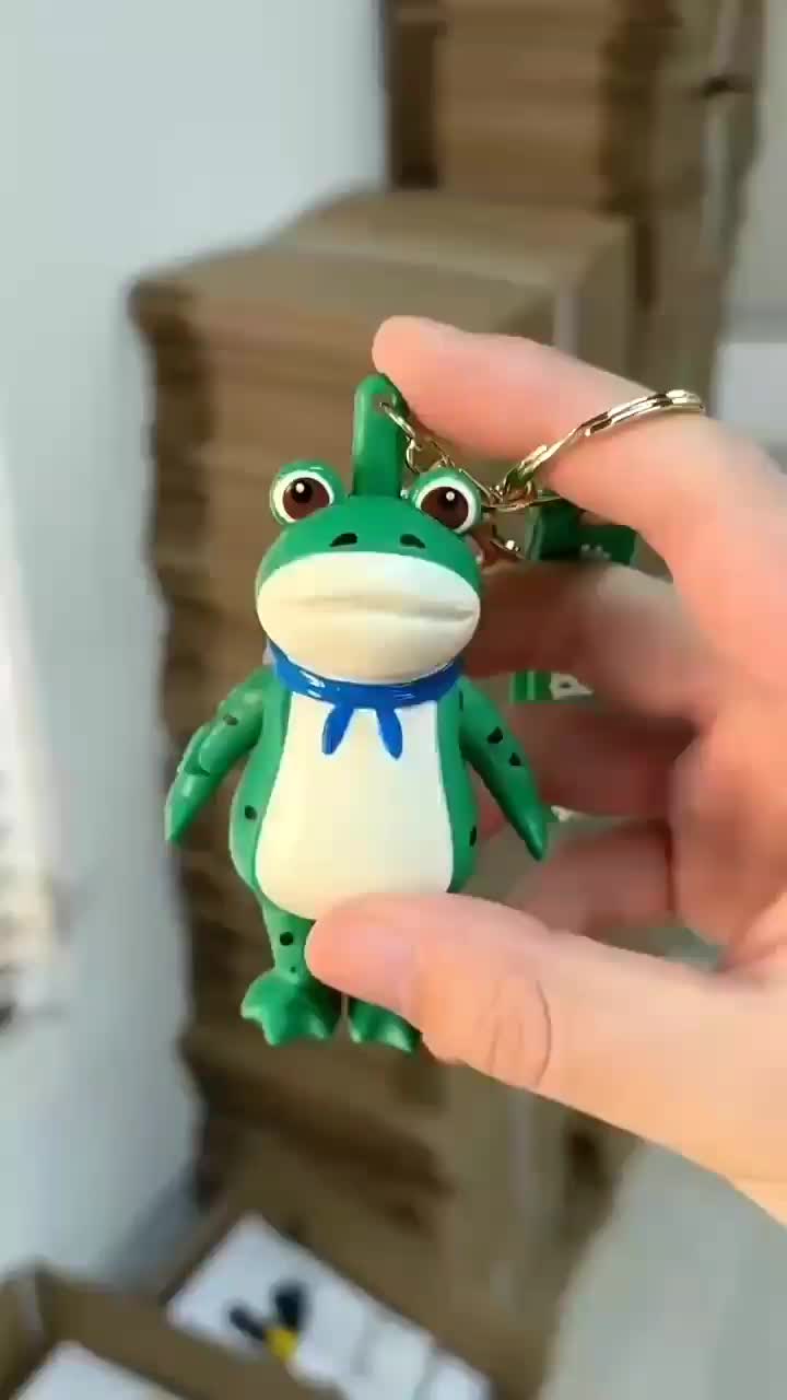 Gantungan Kunci Katak Badut Hormat