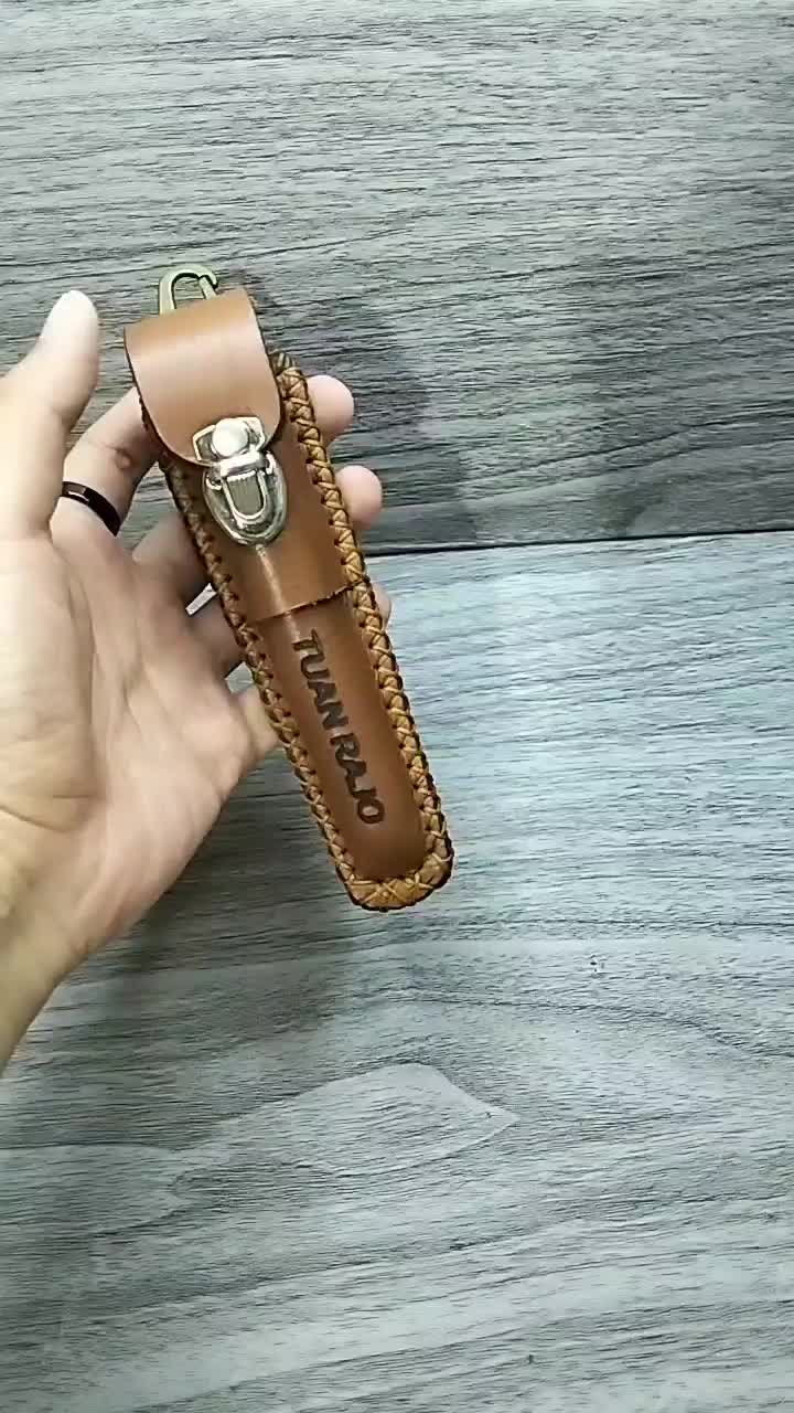 Sarung Kulit Pipa Handmade Aksesoris Pria Untuk Pipa