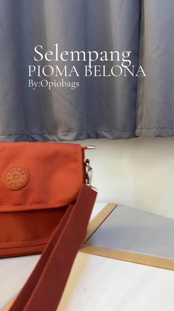 OPIOBAGS SLINGBAG WANITA / TAS SELEMPANG NYLON BAHU WANITA / PIOMA BELONA P0068