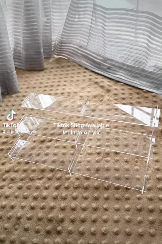 DISPLAY ACTION FIGURE AKRILIK / RAK SUSUN SERBAGUNA / RAK SUSUN KOSMETIK MAINAN / RAK KACAMATA TINGKAT / STAND MAINAN PAJANGAN DIECAST ACRYLIC