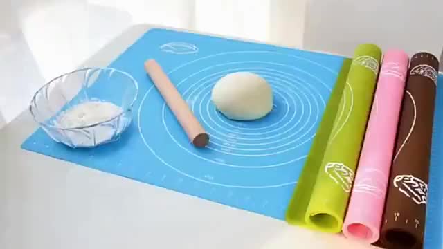 Alas Adonan Silikon Baking Mat Silicone Tatakan Adonan Kue Donat Pizza