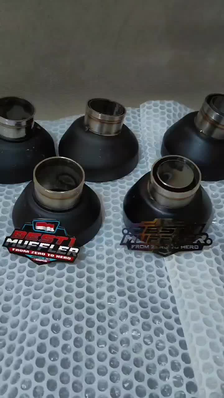 DOP MONCONG SHIJIRO OUT 38 45 50 DIAMETER TABUNG 4 DAN 4,5 INCHI Motorcycle