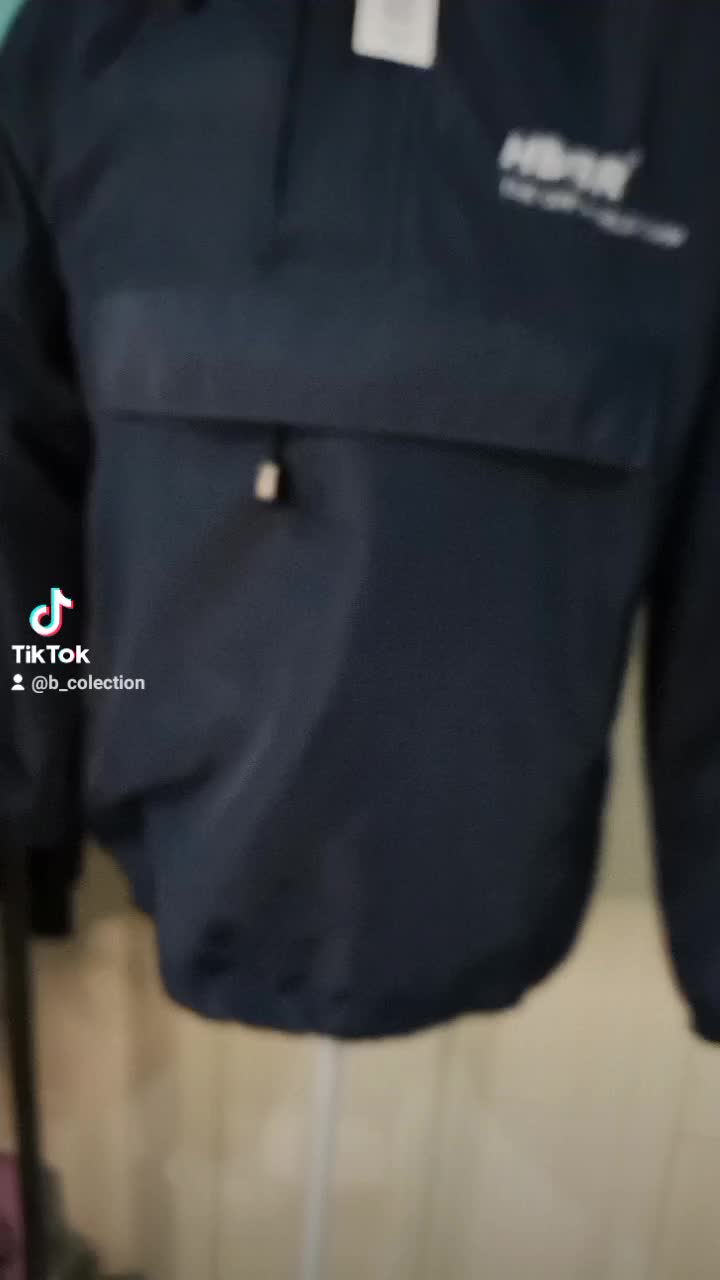 Jaket cagoule jaket kantong doraemon Waterproof Pria Wanita Distro Logo Sablon Panjang Zipper