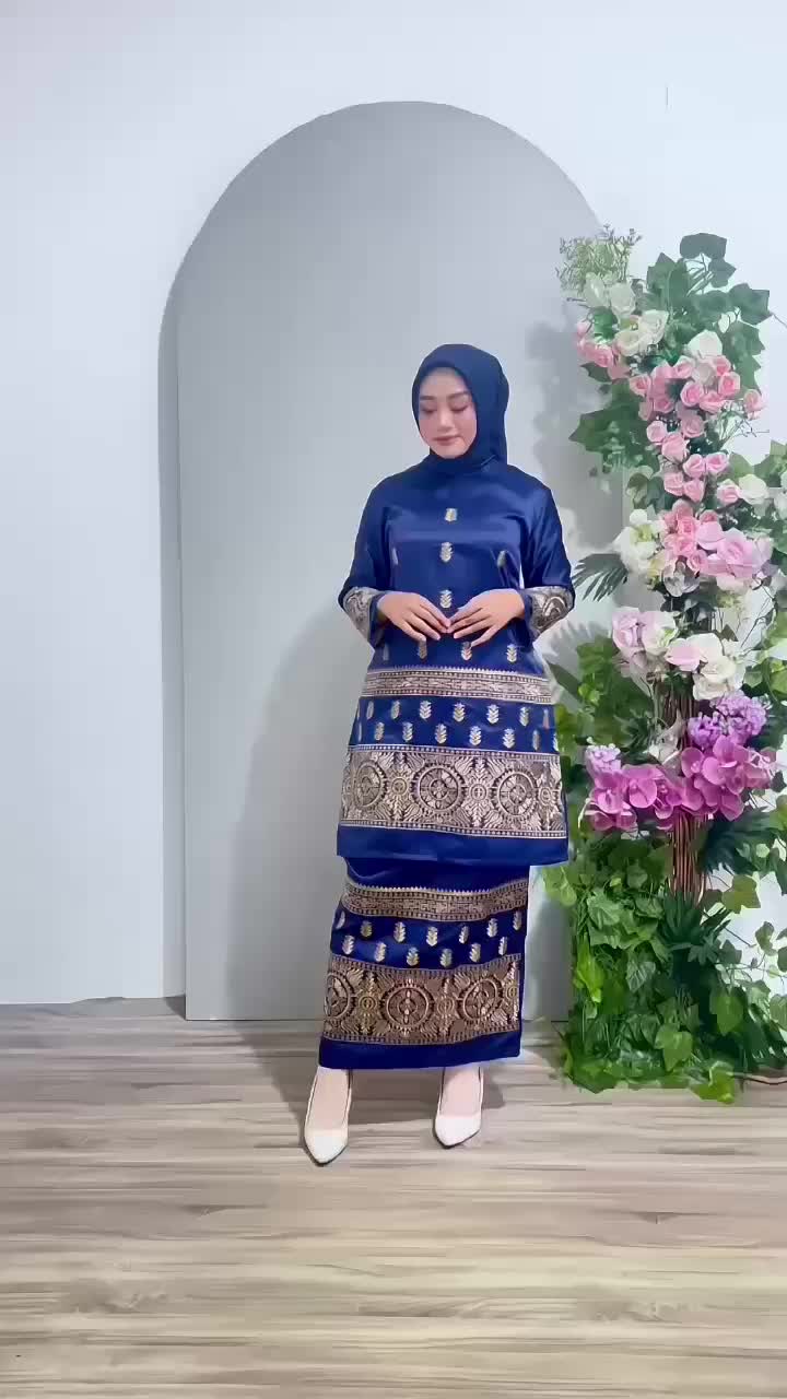SET BORDIR AISH KEBAYA KURUNG Serian warna2 terbaru(KURUNG MELAYU)TUNIK MEWAH,MODERN,PAKAIAN WANITA KEKINIAN