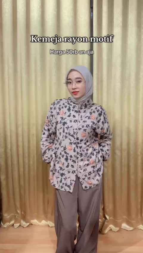 Kemeja Tulip Rayon Jumbo XL//Kemeja Kancing//Kemeja Motif//Kemeja Big Size//Atasan//Kemeja Wanita//Kemeja Kerja//Atasan Wanita Busui//Kemeja Blouse Muslimah//Kemeja Formal//Have//Felicia//Nara//Ootd//Rayon//Atsan Wanita
