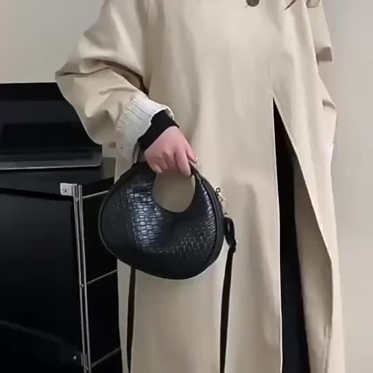 MADELINE BAG 3 IN 1 - Tas Selempang Wanita motif bahan Kulit Tikar Anyaman/Slingbag Bulan Sabit/Handbag/Soulderbag/Tas Lucu Unik