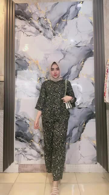 Oneset Fuji Bahan Rayon Premium  Panjang Busui Friendly