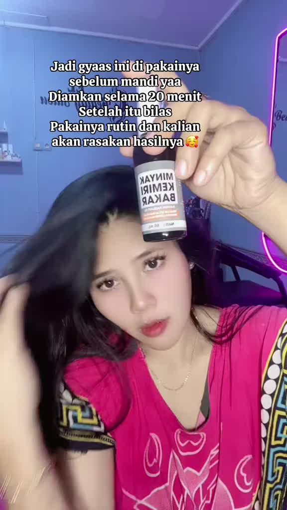 Minyak Kemiri Bakar Penumbuh Rambut 60ml [ BELI 1 DAPAT 2 ] Alami Original - Penebal Rambut Bayi Dewasa Pria Brewok Jenggot Hitam Lebat Menebalkan Menumbuhkan Penghitam Melebatkan - Rontok Ketombe Haircare