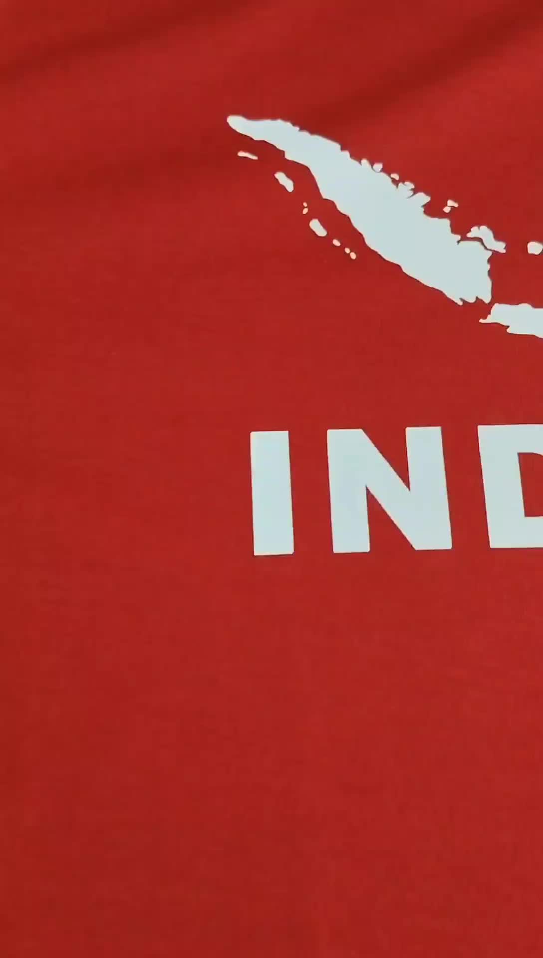 Kaos Atasan Hut 17 Agustus Kaos Wanita/Pria Dewasa Lengan Pendek Katun Kaos Motif Peta Indonesia Baju Tshirt Distro Combed Variasi