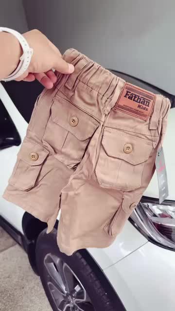 Celana pendek Celana anak Celana kargo Celana pendek anak laki umur 2-13 tahun Katun Bayi