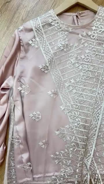 ALORA BLOUSE  - Lace Bordir Mix Maksmara By Jasminescraft Atasan Muslim