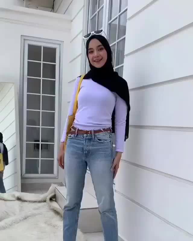 Manset Polos Hitam Putih Lengan Panjang Wanita